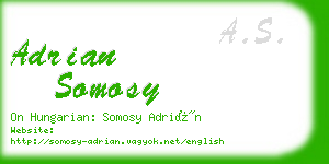 adrian somosy business card